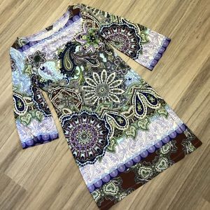 Muse Paisley Print Dress